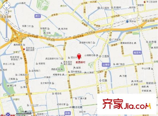 航西新村交通圖