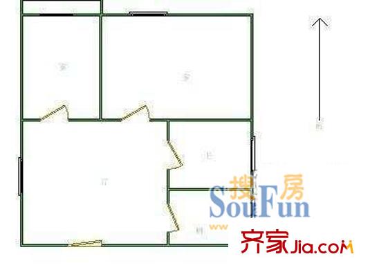  航西新村 戶型圖