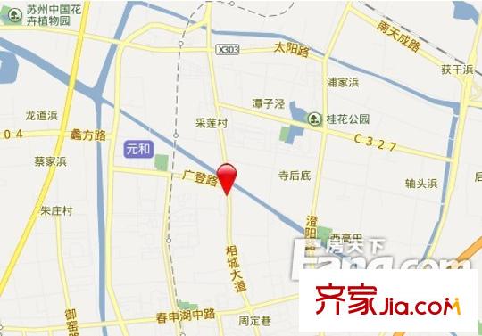 富元家園交通圖
