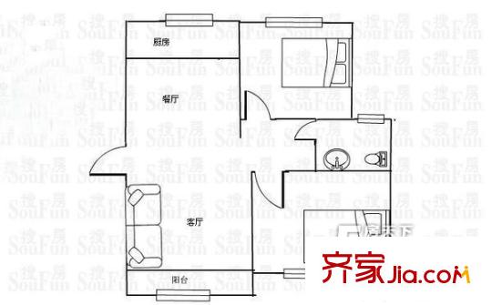 富元家園戶型圖
