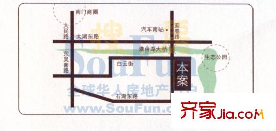開(kāi)元碧水灣交通圖