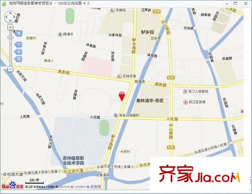 奧林清華世紀(jì)公園交通圖