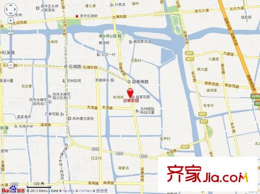 迎春家園交通圖