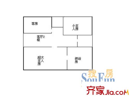 迎春家園戶型圖戶型圖 3室1廳1衛(wèi)1廚