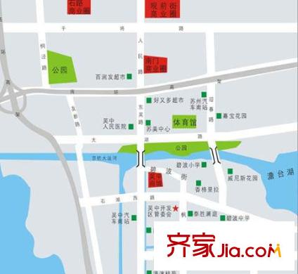 迎春家園交通圖