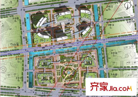 蘇州世茂廣場公寓交通圖