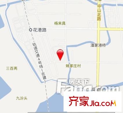 西湖花苑交通圖
