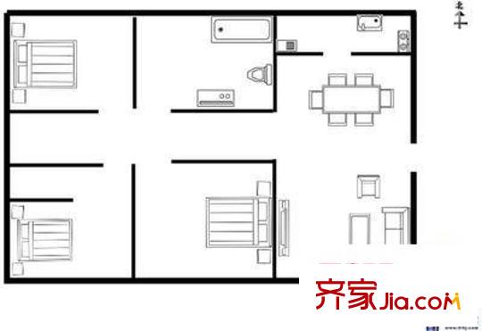 新康花園名苑 5室 戶型圖