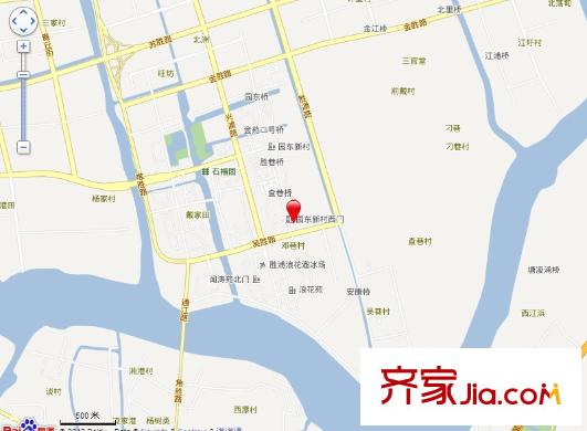 園東新村交通圖