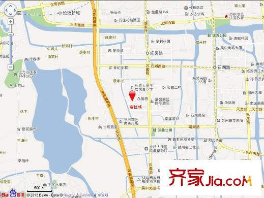 蜜蜂城交通圖