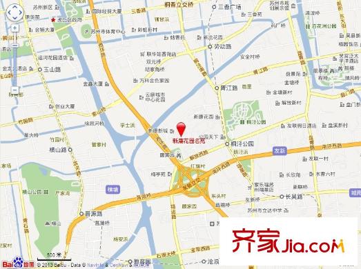 新康花園名苑交通圖