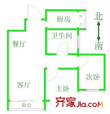 新康花園名苑 4室 戶型圖