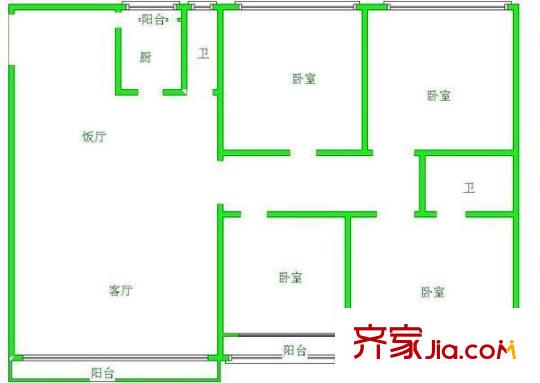 蘭園公寓戶型圖