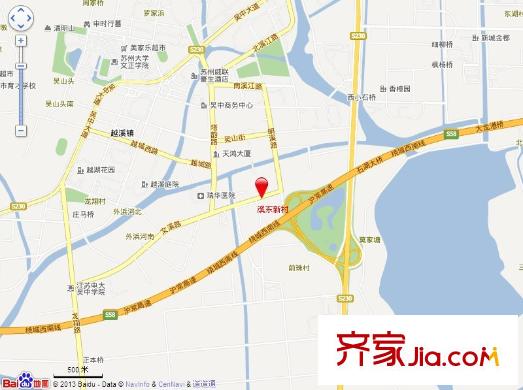 溪東新村三區(qū)交通圖