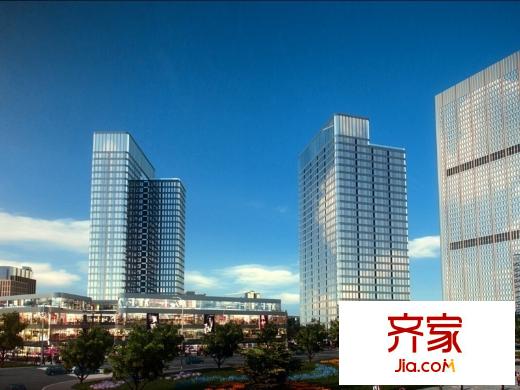 星湖國(guó)際廣場(chǎng)公寓外景圖 