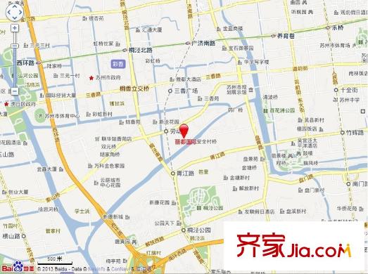 胥江華庭交通圖