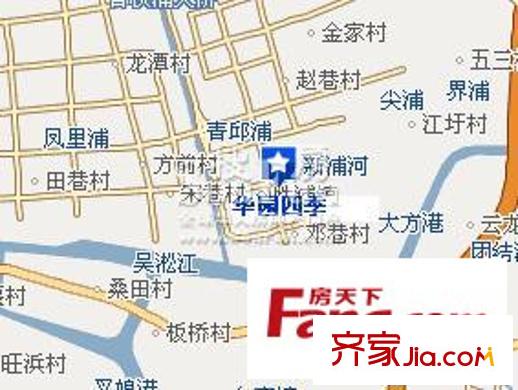 華園四季交通圖
