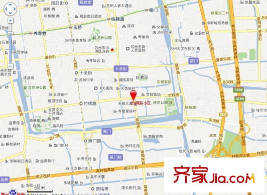 竹輝路小區(qū)交通圖