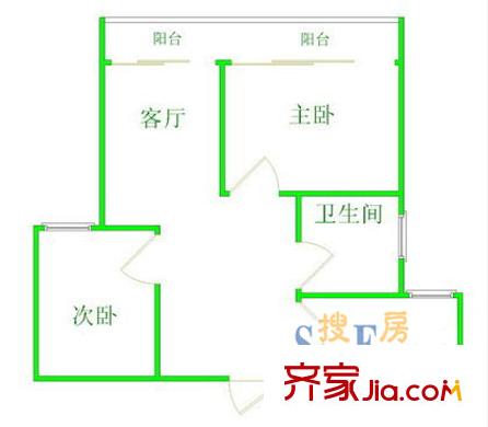 華錦苑 戶型圖