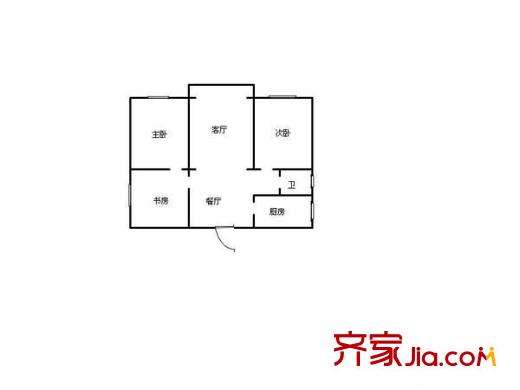 龍港新村戶型圖戶型圖 3室2廳1衛(wèi)1廚