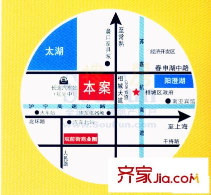 中國國際服裝城交通圖