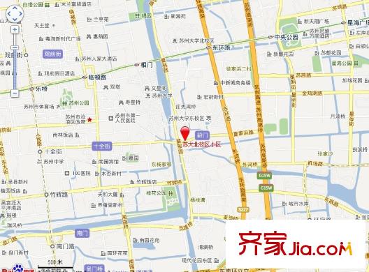 蘇大北校區(qū)小區(qū)交通圖
