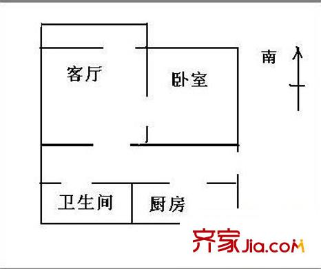 蘇大北校區(qū)小區(qū)戶(hù)型圖戶(hù)型圖 1室1廳1衛(wèi)1廚