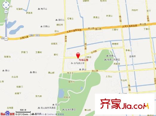 馬澗花園交通圖