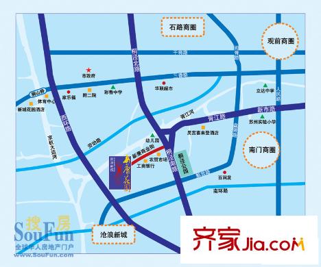 新康花園六期交通圖