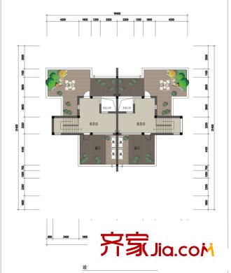 水秀坊戶型圖一期雙拼6、15、18、19、29、32號四層 