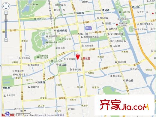 名馨花園交通圖