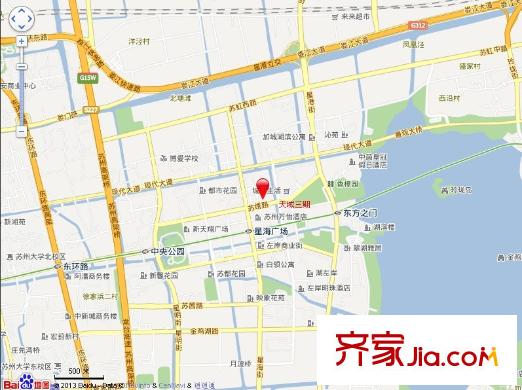 天域三期交通圖