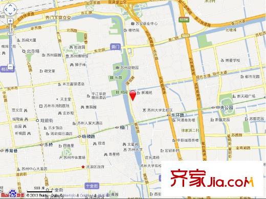 新湘苑交通圖