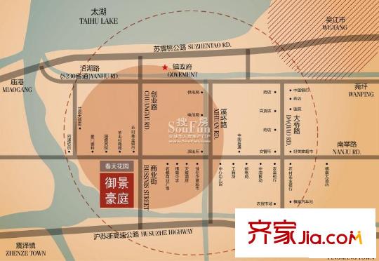 御景豪庭交通圖