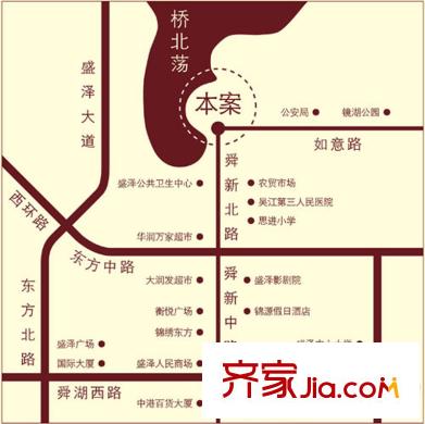 君悅半島交通圖區(qū)位圖