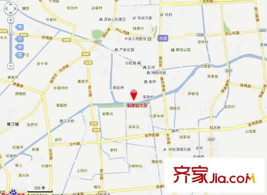 新姜窯花園交通圖