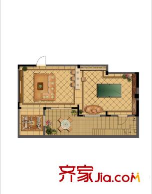 泰和郡戶型圖二期電梯洋房1F地下室 