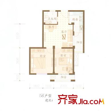 尊龍苑 戶型圖