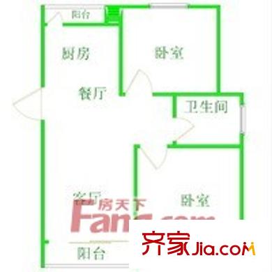 婁門下塘 戶型圖