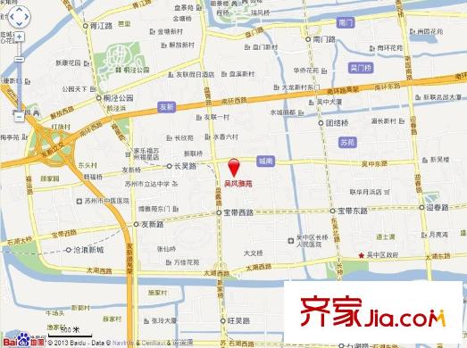 吳風(fēng)雅苑交通圖