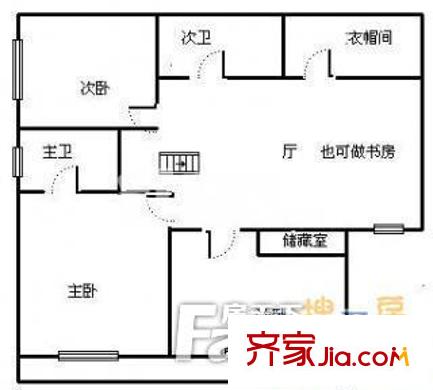 華通花園二區(qū) 戶型圖