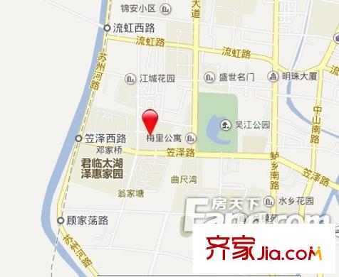 太湖小區(qū)交通圖