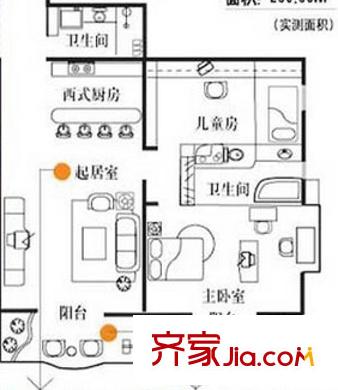 華盛家園 戶型圖