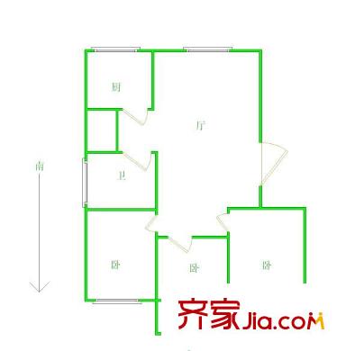婁門下塘 戶型圖