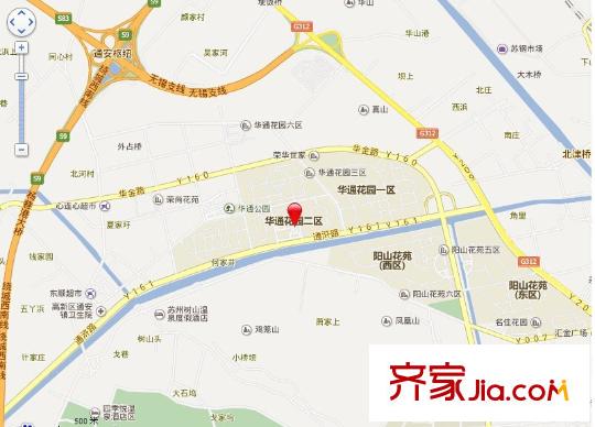 華通花園二區(qū)交通圖