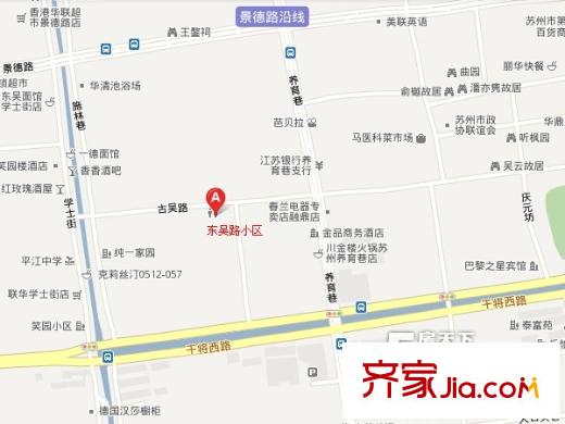 古吳路小區(qū)交通圖