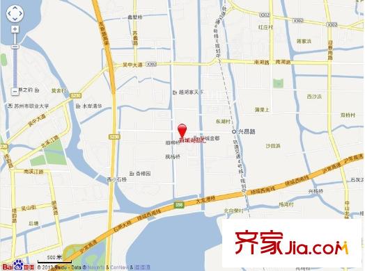 新城尚品匯公寓交通圖