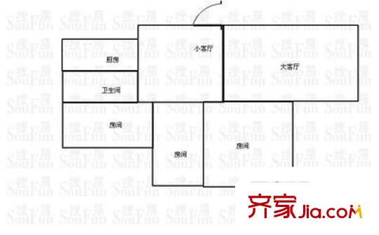 團(tuán)結(jié)橋巷小區(qū)戶型圖團(tuán)結(jié)橋巷 3室 戶型圖 3室1廳1衛(wèi)1廚