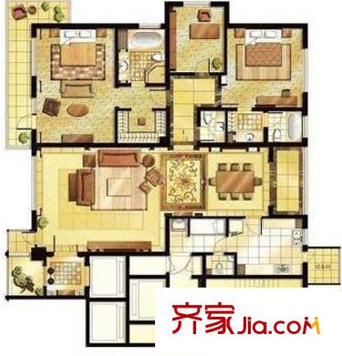  海馨花園 戶型圖