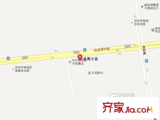 樂苑小區(qū)交通圖